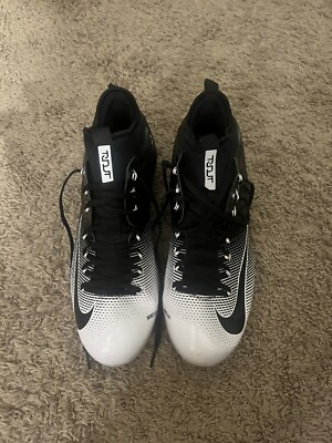 Nike Lunar FlyWire Mike Trout 2 Vapor White/black Baseball Cleat Sz 12 NEW