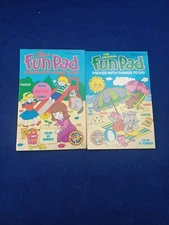 The Original Fun Pad Creative Child Press Activity Book Vintage Lot of 2 NOS