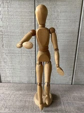 Vintage Jointed Artist Mannequin Maniquette Model Articulated Joint Japan 11”