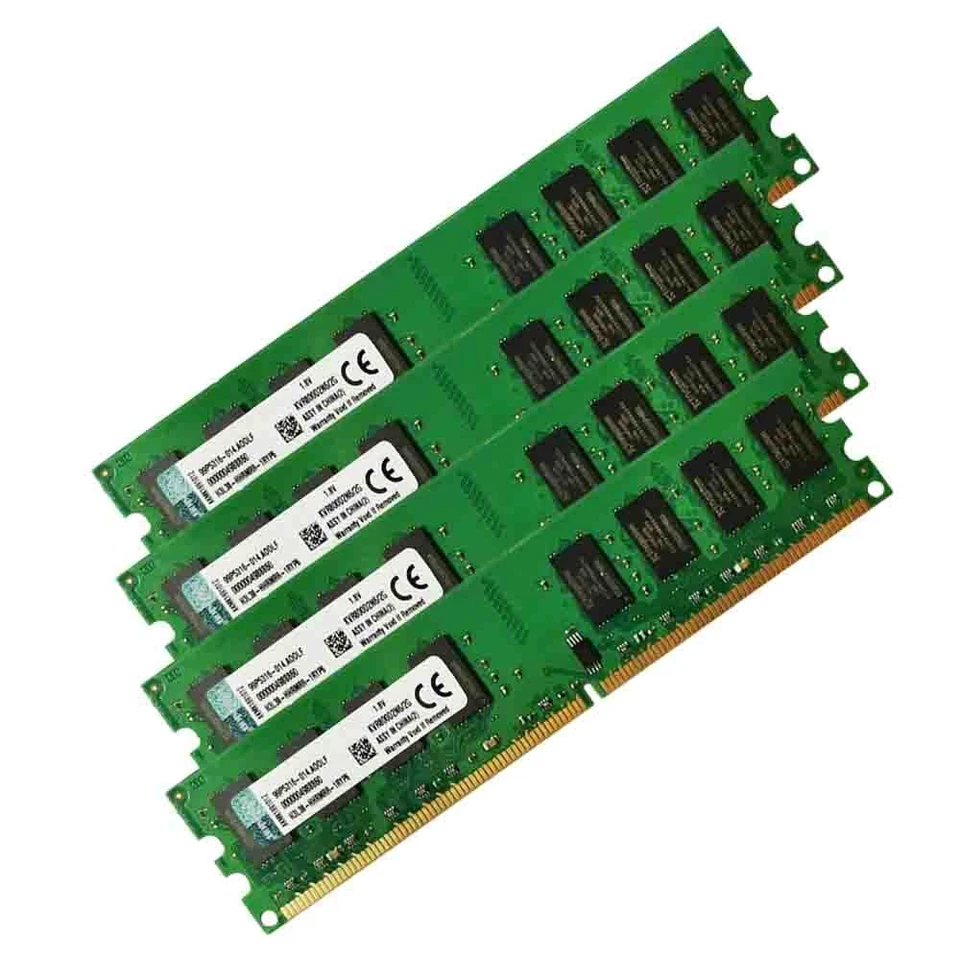 Original Kingston 8GB 4x2GB DDR2 800MHz PC2-6400 KVR800D2N6/2G Desktop Memory BT - Image 4 of 4
