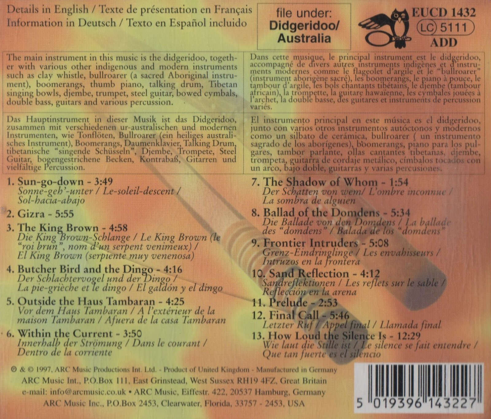 Didgeridoo Mania by David Corter eBay