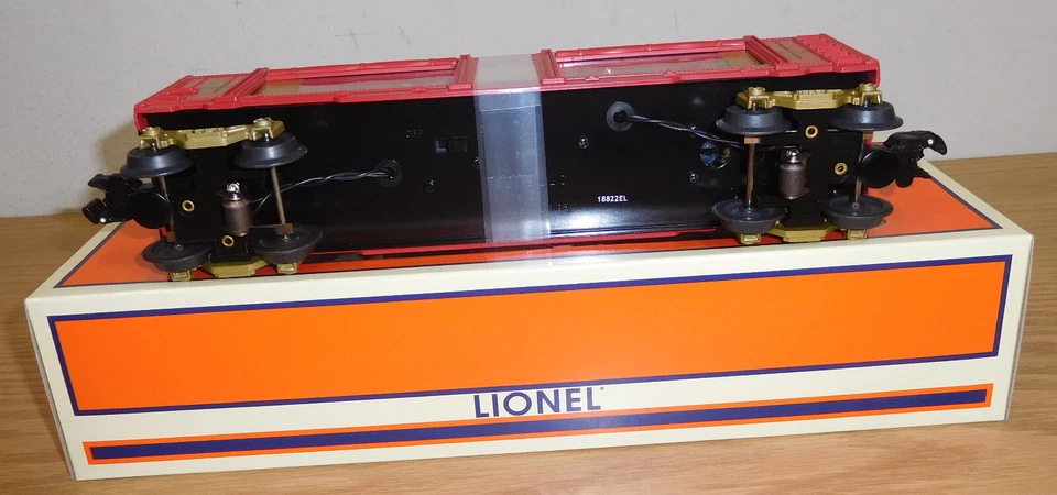 Lionel 2228120 Merry Christmas Parade Red Aquarium Car O Gauge Lighted Toy Train - Image 4 of 4
