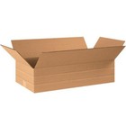 Box USA Grainger Approved Shipping Box - 24x12x6 Inches, 20 Pack, Corrugated Cardboard, 55VJ20