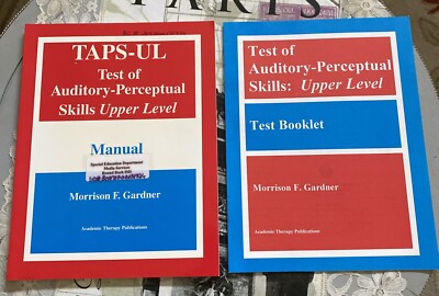 Test of Auditory-Perceptual Skills-Upper Level Manual+Test Booklet