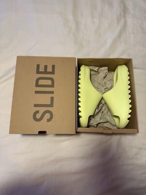 Adidas Yeezy Slide-Glow Green Men's Size 8
