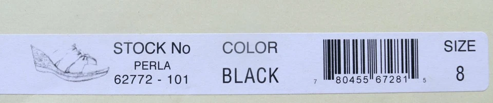 SANDALIAS PLATAFORMA CUÑA BARTOLINI PERLA TALLA 8 NEGRAS 62772-101 NUEVAS ENVÍO GRATUITO Foto 3 de 3