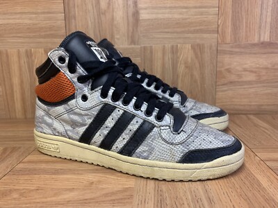 RARE🔥 Adidas Top Ten Snake-Skin Hi Top Basketball Sneakers Sz