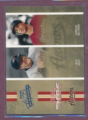 2005 Absolute Memorabilia Team Tandems #TT-63 Houston Astros #198 /250!!!