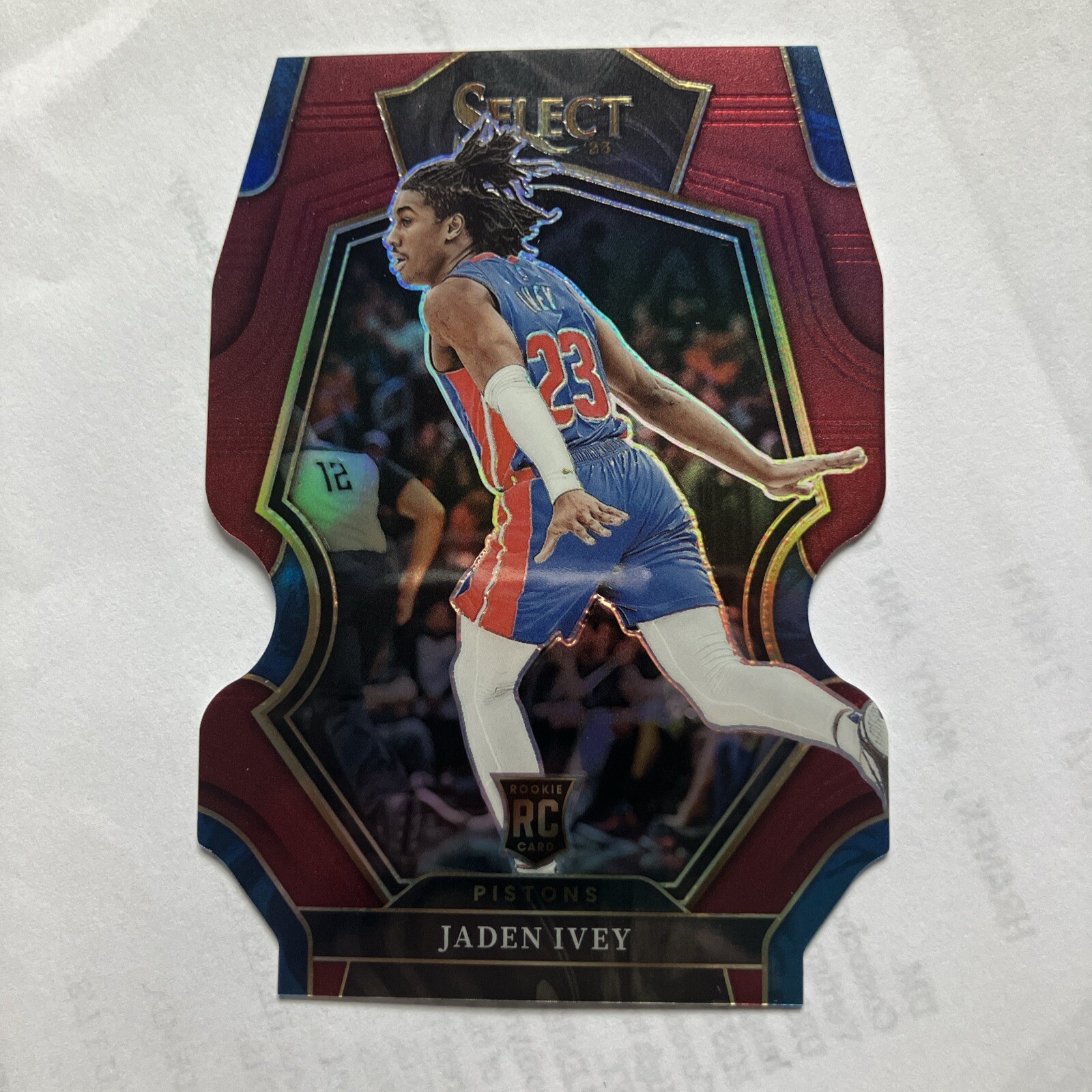JADEN IVEY - 2022-23 Select #178 - SP /175 Maroon Die-Cut Prizm