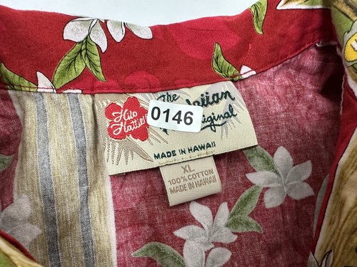 Camisa Hawaiana Hilo Hattie Niños XL Roja Floral Tablas de Surf Playa Aloha Algodón EE. UU. - Imagen 15 de 15
