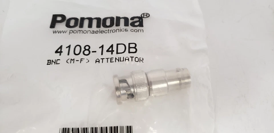 ATENUADOR POMONA 4108-14DB BNC, SELLADO, NUEVO EN CAJA Foto 3 de 3