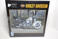 New FX Schmid 1000 pc Jigsaw Puzzle Harley Davidson Spring Fever Sealed 27x20"