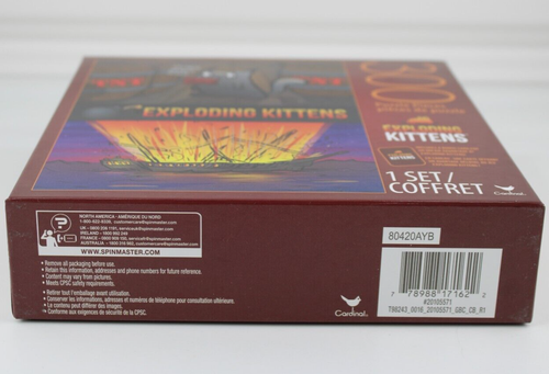 Exploding Kittens Kitt-TNT 300 Piece Puzzle With Bonus Game Card Sealed New 2018 - 第 8/11 張圖片