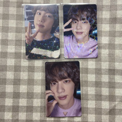 Tarjeta con foto oficial de música universal BTS JIN The Astronaut JPFC FC club de fans POB