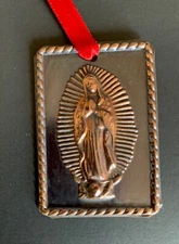 Copper Devotional Folk Art Milagro of Our Lady of Guadalupe
