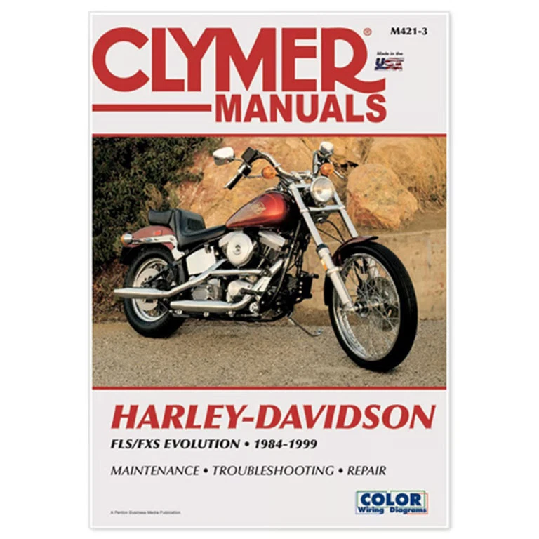 Manual de reparación Clymer Harley-Davidson FLS FXS Evolution Evo Softail M421-3 274011 Foto 3 de 4