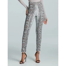 NWT Commando XL Sequin Animal Legging Copper Snake