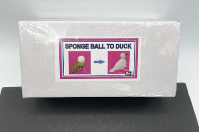 Sponge Ball To Duck Close-Up & Stage Magic Trick, Gimmick, Illusion, New, Sealed
