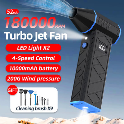 Hstop BL02 Electric Dust Blower inc Light | 180000 RPM | 5000mAh