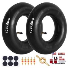 12x5.00-6 Inner Tube with Bent Valve Stem Compatible for electric ATV, Dirt
