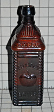 Amber Roped Corner Perrine's Apple Ginger Philadelphia Semi Cabin Liquor Bottle