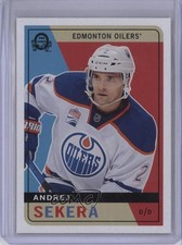 2017-18 O-Pee-Chee Retro Blank Back Andrej Sekera #177 8t4