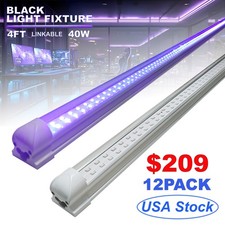 UV Led Black Light Bar 4 Foot 48" 4Ft 40W For DJ Stage Decoration Fun Atmosphere