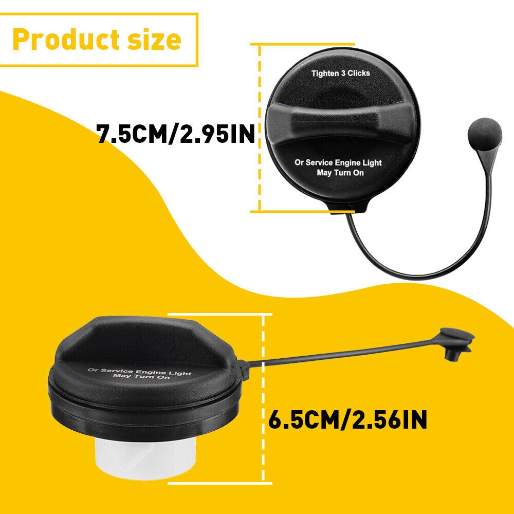 OEM 95995094 Fuel Tank Gas Cap with Tether for Chevy GMC Buick Pontiac New thumbnail 9