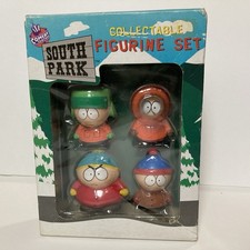 1998 South Park Collectable Figurine Set Vintage Cartman Kenny Stan Kyle
