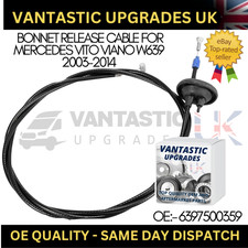 NEW BONNET RELEASE CABLE FOR MERCEDES VITO VIANO W639 2003-14, 6397500359