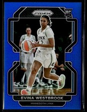 L71,114 -   2022 Panini Prizm WNBA Prizms Blue #180 Evina Westbrook /149