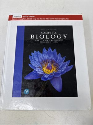 #ad Campbell Biology 12th Edition Former Rental $110.89