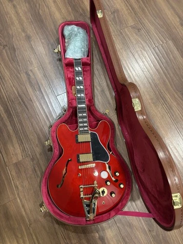 Epiphone Back to the Future ES-345 Cherry Red Guitar with Hardshell Case LTD Ed.