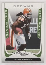 2011 Panini Prestige Xtra Points Green 6/25 Josh Cribbs #48 a8r