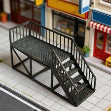 1/64 Scale Staircase Model Platform for Micro Landscape Dollhouse Home Decor