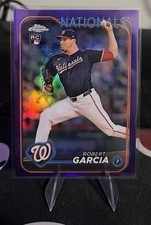 2024 Topps Chrome Update - Robert Garcia #USC149 Purple Refractor /250 (RC)
