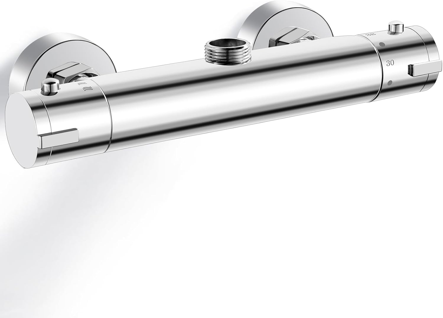 Thermostatic Shower Mixer Top Outlet G3/4, Brass Thermostatic Bar Shower Mixer V