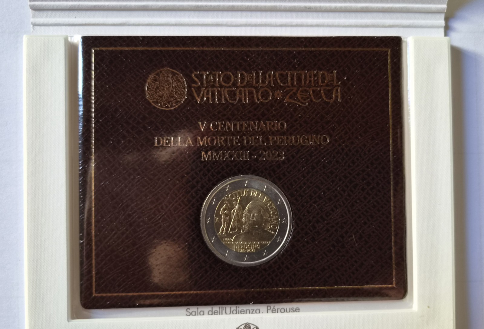 COFFRET BU 2 EURO COMMEMO. 2023 OFFICIEL - 5EME CENTENAIRE MORT DE PERUGINO