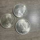(3) Lot of 3 - 1923 PEACE SILVER DOLLARS