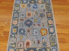 Turkish Oushak Rug,Geometric Multicolored Area Rug,Handmade Bohemian Rug 2.1x3.1 — photo 5