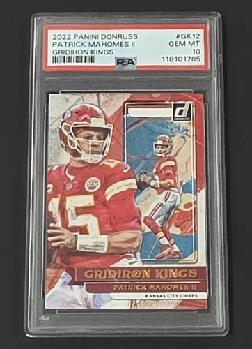 🔥🔥 2022 PATRICK MAHOMES II GRIDIRON KINGS SP GEM MINT PSA 10 🔥🔥
