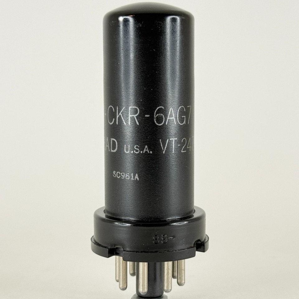 (1) Tested Ken Rad JAN CKR 6AG7 Tube Code E5 Mil Spec VT-247 Power ...