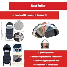 Chancelière poussette universelle noire Brogtorl YOYO YOYO2 YOYO3