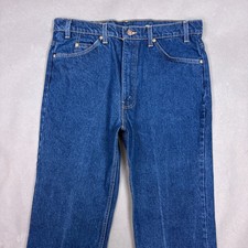 Vintage Levis 517 Jeans Men 36x34 Blue 90s Orange Tab Made US Bootcut Tag38x34 