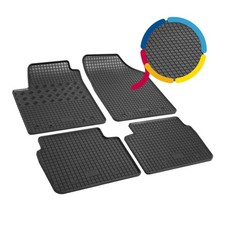 Fußmatten für Renault Trafic 3 Sitze Gummimatte Automatten Antirutsch Schwarz