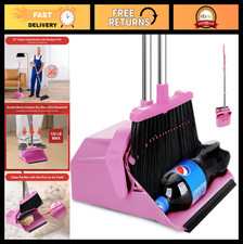 51'' Broom & Dustpan Set - Standing Broom for Pet Hair & Floor Cleaning ...