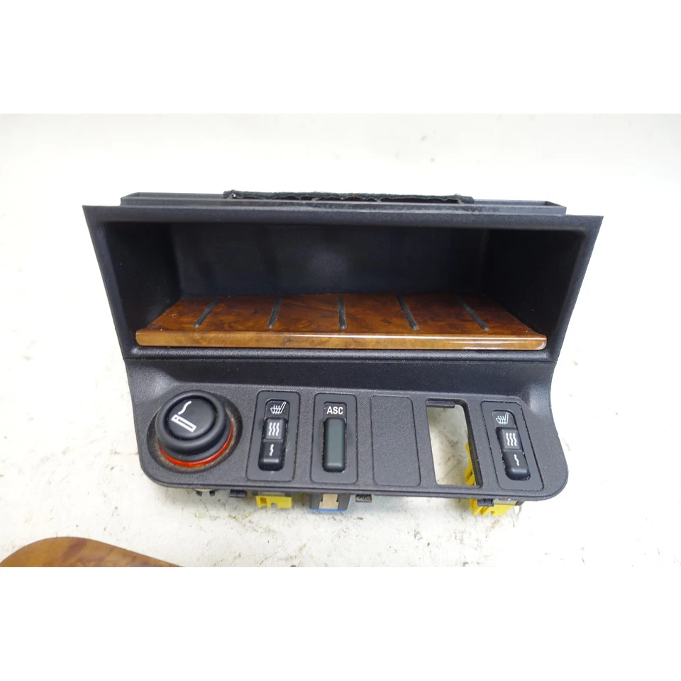 Juego de molduras interiores de madera convertible BMW E36 92-99 sedán palanca de cambios automática cubby OEM Foto 2 de 4