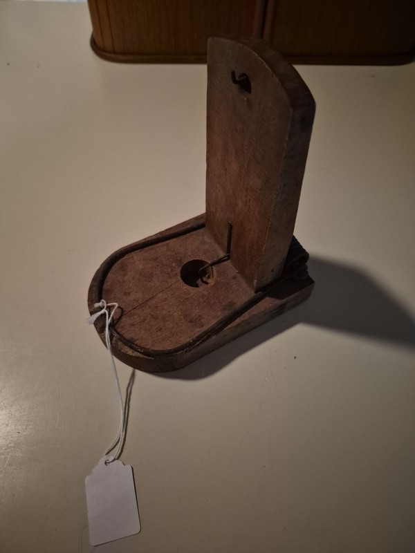 Antique Wooden Rat Mouse Trap Heavy Duty Spring Trap