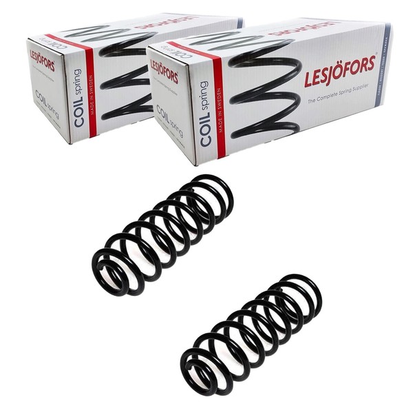 2X LesjÖFors Fahrwerksfedern Hinten Passend FÜR Volvo 740 760 940 960-image