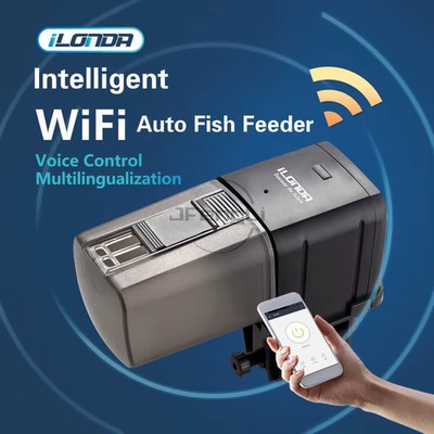 Ilonda Wifi Fischfutter Organ Smart Control Aquarium Tank Automatische Fütterung     